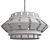 Walt 89007: Elegant Ceiling Chandelier 3D model small image 2