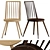 Sleek Walnut Chair: Miyazaki 3D model small image 1