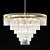 Decadent Art-Deco Chandelier 3D model small image 1