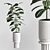  Modern Concrete Indoor Plant Vase 3D model small image 1