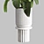 Concrete Vase Indoor Plant 3D model small image 2