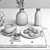 Modern 14-piece Kitchen Set 3D model small image 5