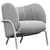 Elegant Royce Armchair - Modern Design 3D model small image 5