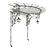 Elegance Unveiled: Wrought-Iron Canopy 3D model small image 4