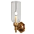 Nickel Charles Edwards Sconce Pair 3D model small image 1