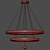 Luminous Elegance: LED Chandelier 3D model small image 2