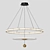 Illuminating Elegance: LED Ring Chandelier 3D model small image 1