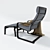 Cozy & Stylish POÄNG Armchair 3D model small image 4