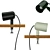 Sleek Noc Clip Lamp 3D model small image 1