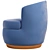 Modern Comfort Armchair 3D model small image 2