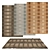 Versatile Rug Set - 6 Unique Designs 3D model small image 1