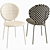 Elegant Clyde Dining Chair 3D model small image 2