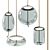 Knot Cilindro Pendant Lamp 3D model small image 3