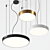 Modern Circular Pendant Light by Schatti 3D model small image 1