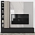 Modern TV Wall Unit 65 3D model small image 1