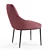 Velvet Dining Chairs Set 3D model small image 3