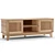 Boho Woven Rattan Media Console 3D model small image 1