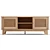 Boho Woven Rattan Media Console 3D model small image 2