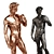 Copper Black Tall-Edged David 3D model small image 2