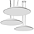 Modern Big Pendant Lamp 3D model small image 2