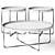 Glamourous Gaultier Coffee Tables 3D model small image 2