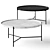 Marquina Coffee Tables: Elegant and Spacious 3D model small image 1