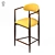 Sleek Metal and Fabric Jagger Barstool 3D model small image 9