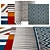 Modern Square Rugs | 3 Sizes 3D model small image 1
