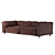 Edra Leather Sofa: Elegant, Spacious, and Comfortable 3D model small image 2