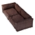 Edra Leather Sofa: Elegant, Spacious, and Comfortable 3D model small image 5