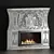 Timeless Hearth: Exquisite 3D Fireplace 3D model small image 1