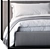 Alcova Bed: Sleek and Stylish. 3D model small image 3