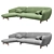 Benedict Sectional Sofa: Deluxe Comfort and Style 3D model small image 2