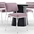 Elegant Sixty Chair & Hey Gio Extending Table 3D model small image 4