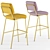 Contemporary Sixty Barchair - Connubia Calligaris 3D model small image 4