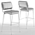 Contemporary Sixty Barchair - Connubia Calligaris 3D model small image 5