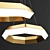 Sleek Sphere Pendant Light 3D model small image 1