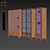 Gabin Pine & Wicker Wardrobe 3D model small image 5