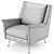 Carlo Mid-Century Chair: Stylish and Functional 3D model small image 6