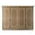 Elegant Brushed Wardrobe 3D model small image 1