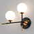 Elegant Gold Galant Sconce 3D model small image 1