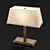 Elegant Bronzo Desk Lamp 3D model small image 2