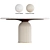 Elegance in Marble: Mezzo Dining Table 3D model small image 2