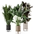 Ferm Living Bau Pot: Large Indoor Plant Set 3D model small image 1