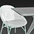 Tokyo Modern Dining Table 3D model small image 3