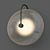 Elegant Gilbert Wall Sconce 3D model small image 1