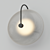 Elegant Gilbert Wall Sconce 3D model small image 2