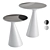 Cattelan Peyote 2021 Lacquer Side Table 3D model small image 1