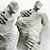 Elegant Torso Sculpture Sconce 3D model small image 5
