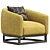 Elegant Heston Tub Chair 3D model small image 6